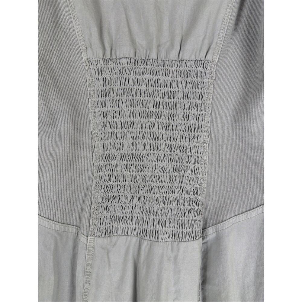 NWT XCVI Wearables Gray Tie Dyed Elastic Ribbed Midi Tank Dress #1201 Size SM - Picture 3 of 4